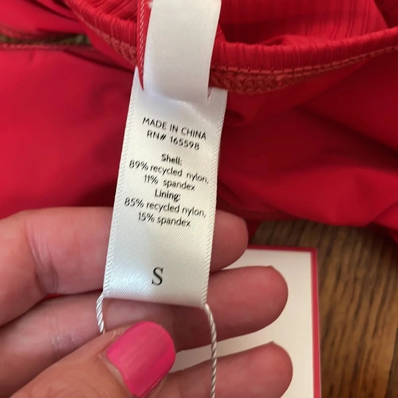 Andie x Mindy Bikini Set Maui Top Rib Swimsuit Flame Red size small NWT/NWOT - Picture 8 of 14